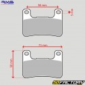Organic brake pads Suzuki  GSX R 600, 750, 1000, Kawasaki Z 1000 ... RMS
