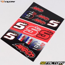 Stickers 5 Johann Zarco 29x21.5 cm Ixon (planche)