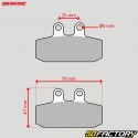 Organic front brake pads Aprilia Scarabeo, Red Rose, Sportcity, Honda ... Braking