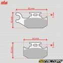 Pastillas de freno de metal sinterizado Yamaha YFM Raptor 700 SBS todoterreno