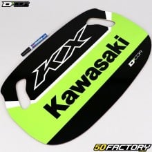 Placa de panel Kawasaki verde y negra