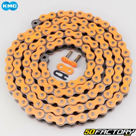 Reinforced 525 chain 130 orange KMC links