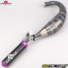 Terminale scarico AM6 Minarelli KRM Pro Ride 100/115cc Silenziatore viola