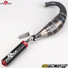 Exhaust pipe AM6 Minarelli KRM Pro Ride 100/115cc muffler red