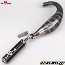 Terminale scarico AM6 Minarelli KRM Pro Ride Silenziatore 100/115cc Neo-cromo, nero