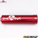 Escape Derbi KRM Pro Ride 96/100cc silenciador totalmente vermelho
