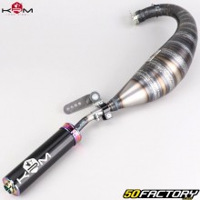 Terminale scarico Derbi KRM Pro Ride Silenziatore 100/115cc Neo-cromo, nero