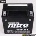 Batteria Nitro NTX14-BS 12V 12 Ah gel Gilera GP 800, Aprilia SRV, Italjet ...