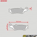 Sintered metal brake pads Yamaha YZ 125, 250, 450, WR 450 Braking Racing