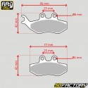 Organic front brake pads Yamaha TZR 50, Derbi DRD Racing 50, Beta RR Enduro 50 ... Fifty