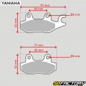 Pastiglie freno organiche Yamaha TZR, YFZ, Honda CB 125 F, Kawasaki Ninja 400 ... originali