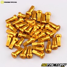 Niples de radios de rueda Ø4.5 mm Moose Racing oro anodizado (juego de 36)