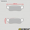 Pastilhas de freio dianteiras orgânicas Yamaha RZ 50, TW 125, XT 225, YZF 600 ... origem