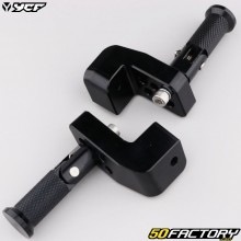 Repose pieds réglables supermoto YCF noirs