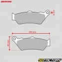 Sintered metal brake pads Yamaha DTX 125, Aprilia Pegaso 650, KTM Adventure 990 ... Braking
