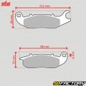 Pastillas de freno de metal sinterizado Honda Monkey 125, CBR 150, Rieju RS2 125 ... SBS Racing
