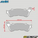 Pastilhas de freio dianteiras de metal sinterizado Honda SH125, Suzuki Burgman 125 ... Polini