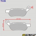 Harley Davidson Fat Boy Sintered Metal Rear Brake Pads, Rockst 1584, Low Rider 1690 ... RMS