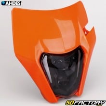 KTM EXC type headlight plate (since 2020) Ahdes with orange LEDs V2
