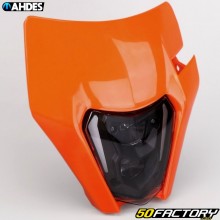 Careta tapa frontal tipo KTM EXC (desde 2020) Ahdes con leds naranja V2