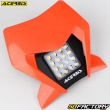 KTM EXC, EXC-F headlight plate (since 2024) Acerbis VSL with orange LEDs