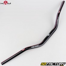 Aluminum handlebar Ø28 mm KRM Pro Ride Black Patriot