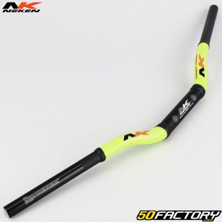 Guidon Ø28 mm Neken Street Low jaune fluo