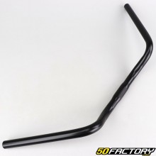 Guidão de bicicleta de alumínio Ø25.4 mm 640 mm preto