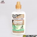 Olio per catena per bicicletta bagnato in ceramica Finish Line 120 ml
