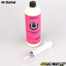 Bicycle puncture preventative liquid with syringe Zéfal Z-Sealant 1L