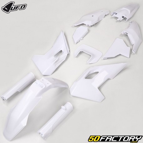 Kit de carenados completo Husqvarna FE, TE 150, 250, 350 ... (desde 2024) UFO blanco