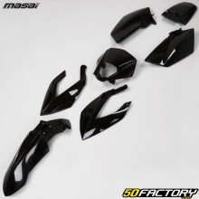 Verkleidungskit Hanway Furious SM SX XNUMX, Masai Ultimate, Dirty Rider schwarz 