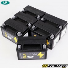 Batteries Landport YTX7A-BS SLA 12V 6Ah acide sans entretien Vivacity, Agility, KP-W, Orbit... (lot de 6)