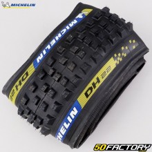 Bicycle tire 29x2.40 (61-622) Michelin DH22 Racing Line TLR blue and yellow with flexible rods