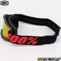 100% Accuri 2 Huaraki mask black and red red iridium screen