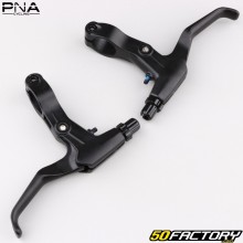 PNA black bicycle brake handles