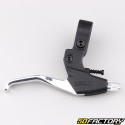Black and gray bicycle brake handles