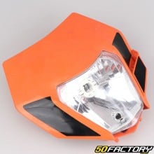 Placa do farol tipo KTM EXC 2014 laranja