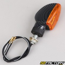 Turn signal front left, rear right universal carbon