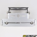 Aluminum tilting license plate holder and turn signals