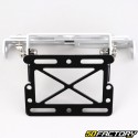 Aluminum tilting license plate holder and turn signals