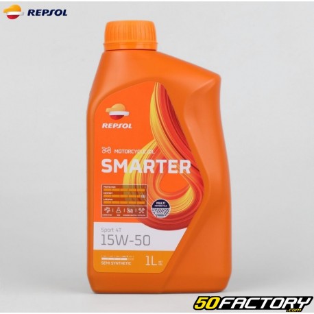 Aceite de motor 4T 15W50 Repsol Moto Sport semisintético 1L