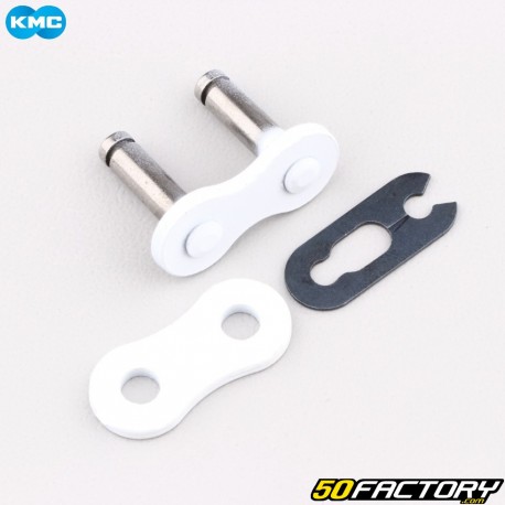Enganche rápido cadena KMC reforzada 525 blanca