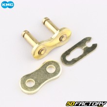 Enganche rápido cadena 520 reforzado KMC dorado