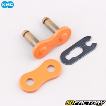 Enganche rápido cadena 520 reforzado KMC naranja