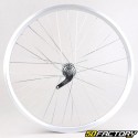 26&quot; rear bicycle wheel (19-559) Torpedo Bikessteel gray aluminum
