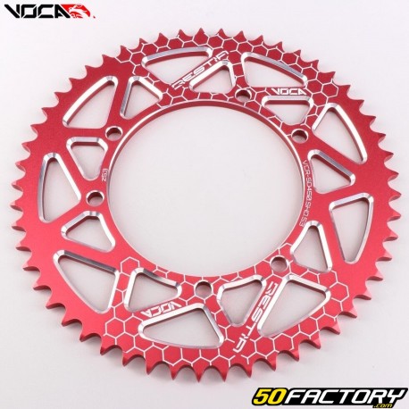 Corona 53 dientes de aluminio 428 Sherco SM-R , SE-R ... Voca roja