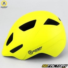 Capacete de bicicleta infantil com iluminação integrada Auvray Fun amarelo fluorescente mate