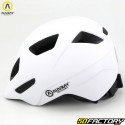 Capacete de bicicleta infantil com iluminação integrada Auvray Fun branco fosco