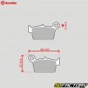 Carbon-Keramik-Bremsbeläge hinten Beta RR 50, 125... Brembo